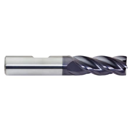 Tuffcut Xr 4 Flute End Mill Variable Helix Weldon Flat, 3/4